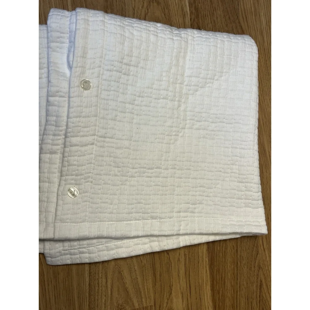 Ralph Lauren Euro SHAM Portugal Elyssa Square White 1x 100% Cotton